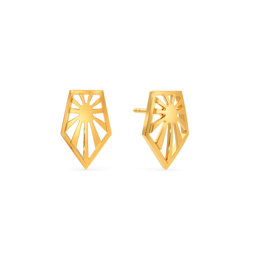 Beyond The Penta Gold Earrings