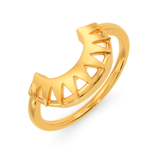 Solar Flare Gold Rings