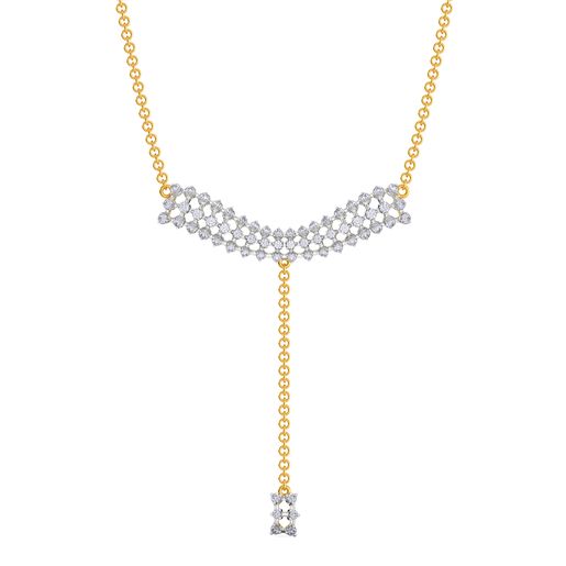 Purl to Crochet Diamond Necklaces