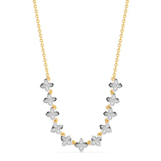 Flower Hour Diamond Necklaces