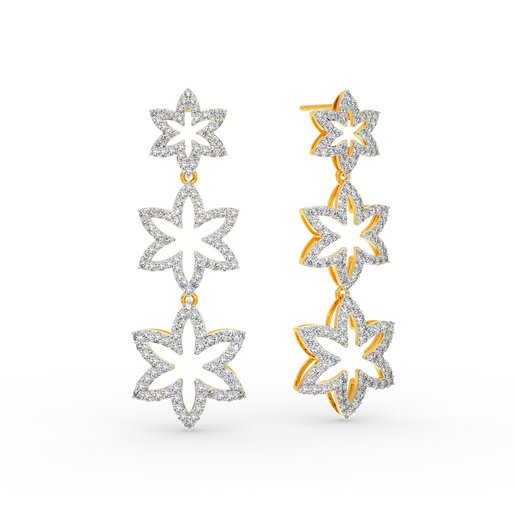 Magnolia Dreams Diamond Earrings