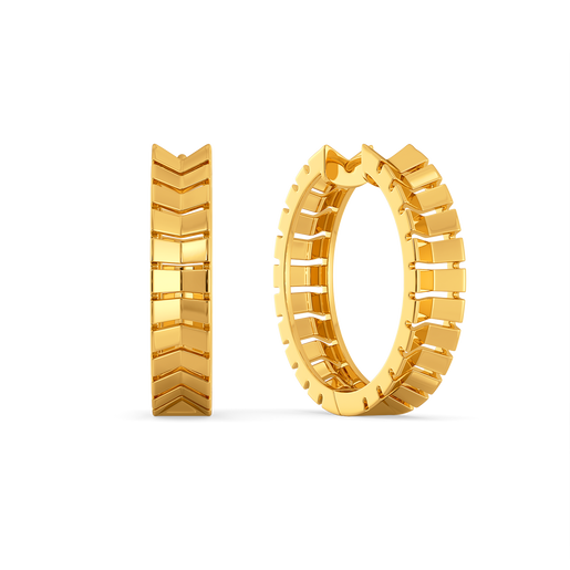 Sky Touch Gold Earrings