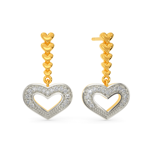 Lovey-Dovey Diamond Earrings