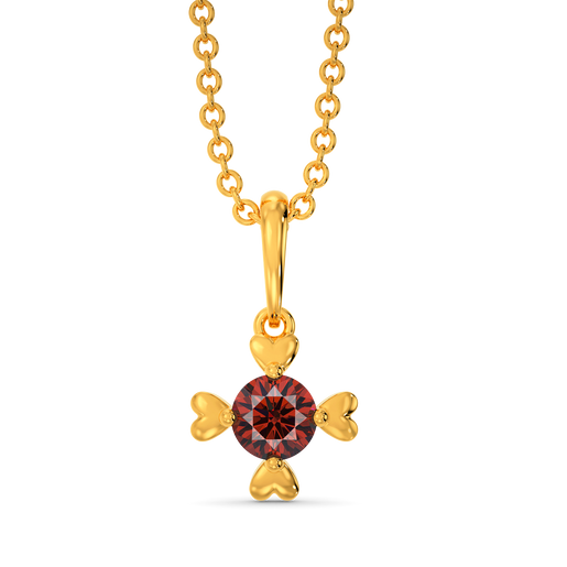 I Heart You Gemstone Pendants