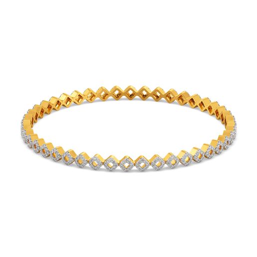 Rad N Rhomb Diamond Bangles