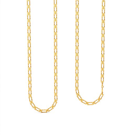 Oblong Links Gold Chains