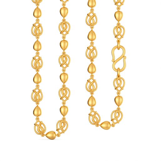 Seal of Spade Gold Chains