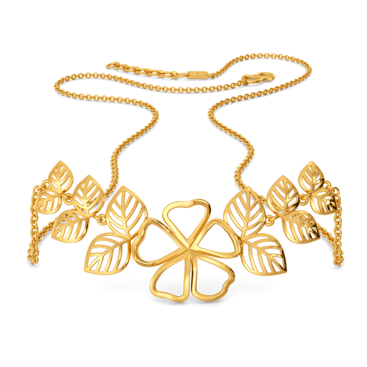 Flower Melody Gold Necklaces