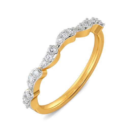 Wave N Wake Diamond Rings