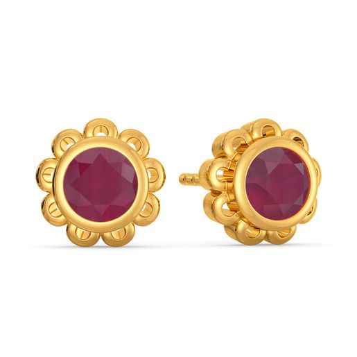 Ruby Riot Gemstone Earrings