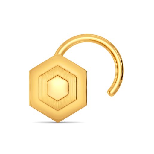 Hoedown Hex Gold Nose Pins