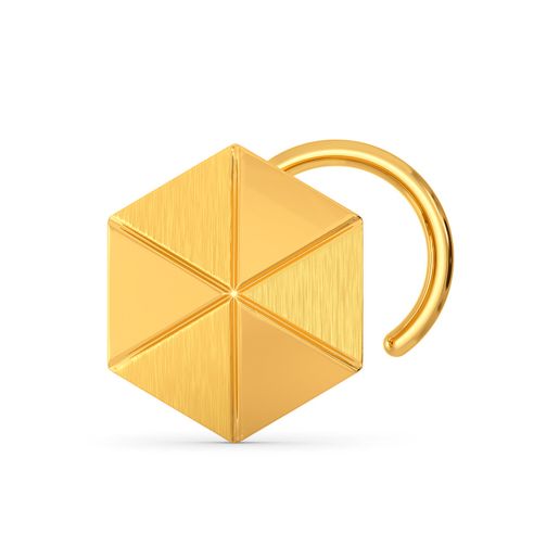 Hexa Hails Gold Nose Pins