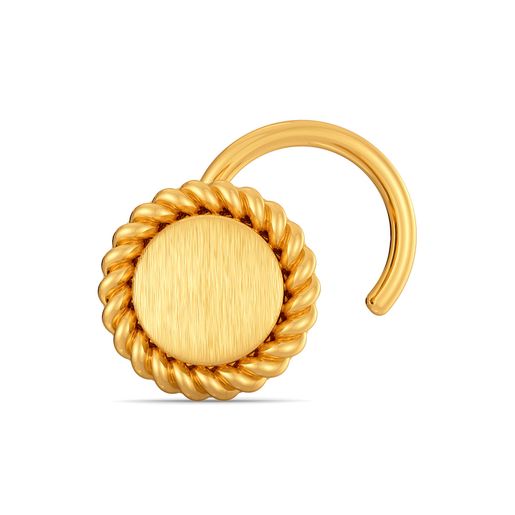 Parisian Twist Gold Nose Pins