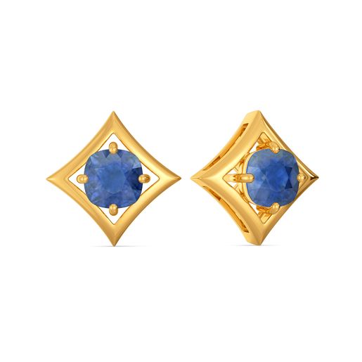 Spruced Up Blue Gemstone Earrings