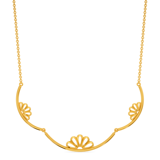 Mystic Tubes Gold Necklaces
