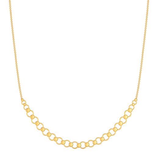 Sequin Surreal Gold Necklaces