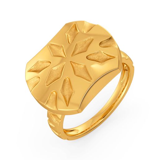 Soiree Seas Gold Rings