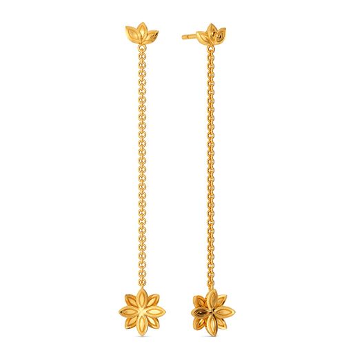 Bloom Bonds Gold Earrings