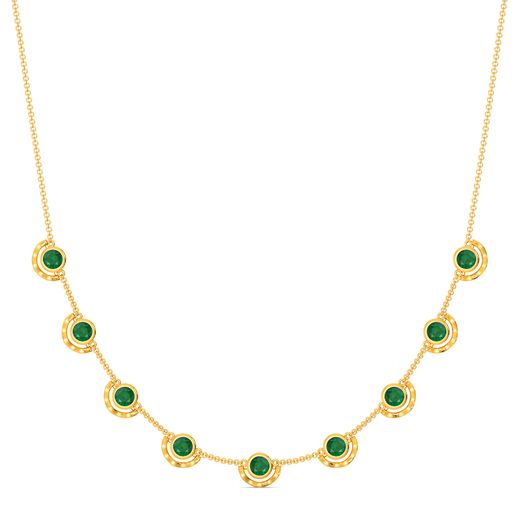 Giddy in Green Gemstone Necklaces