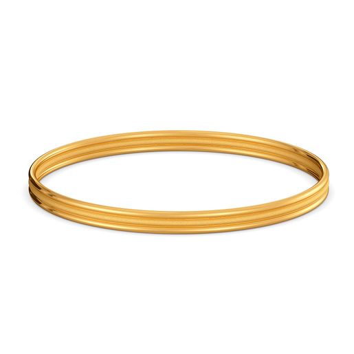 Matt Mirage Gold Bangles