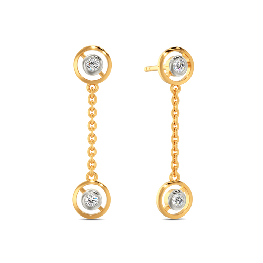 Circle of Fame Diamond Earrings