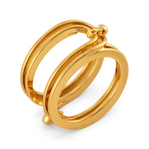 Urban Chains Gold Rings