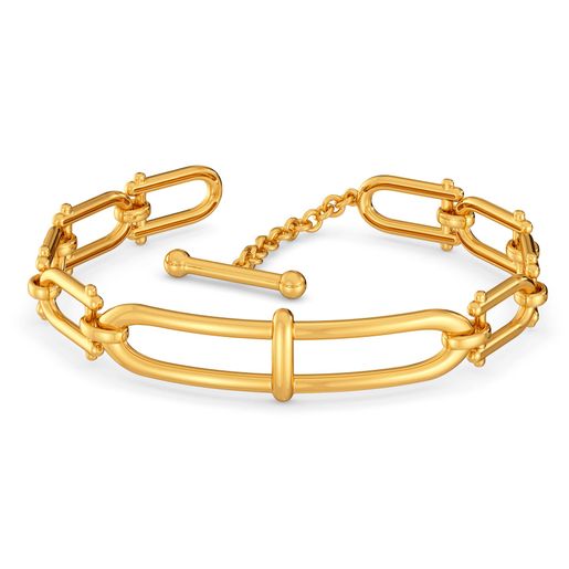 Bold Links Gold Bracelets