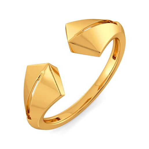 Fit to Bold Gold Rings