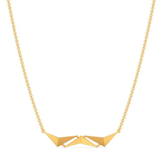 Edgy Arrows Gold Necklaces