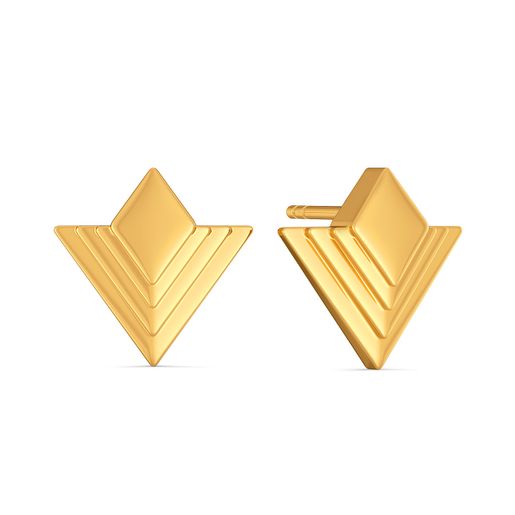Suit Said Gold Earrings