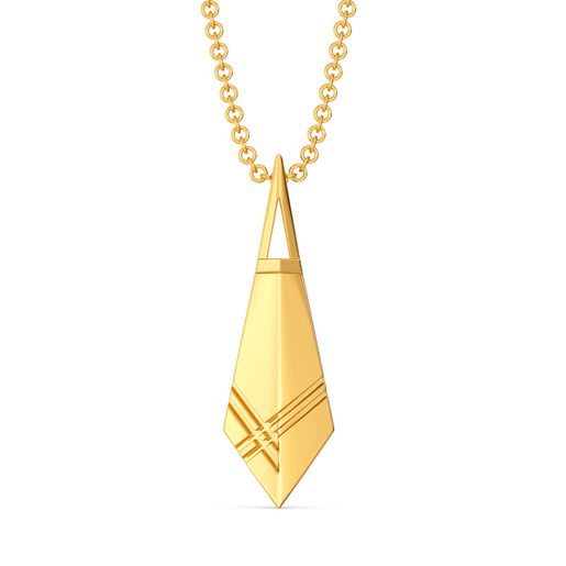 Plaid Puns Gold Pendants