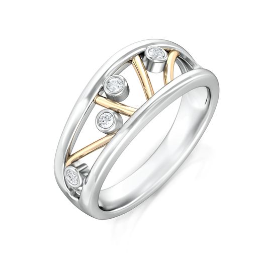 Twiggy Doodle Diamond Rings