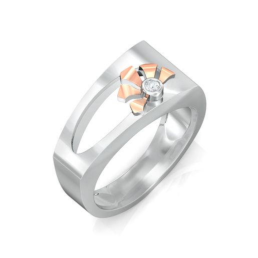 Ikebana Diamond Rings