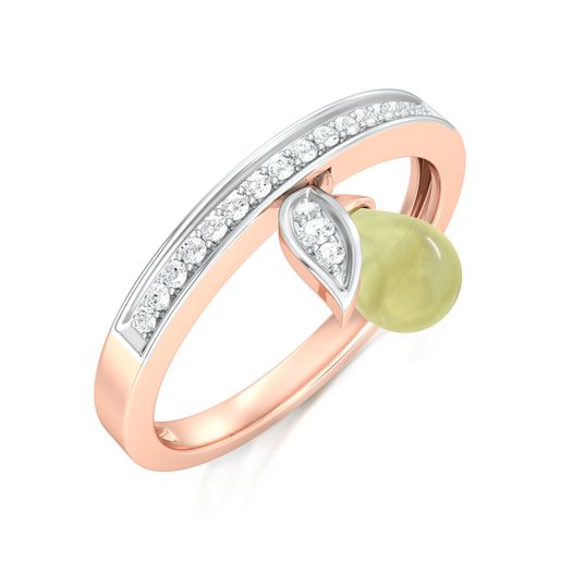 Lime Fleur Diamond Rings