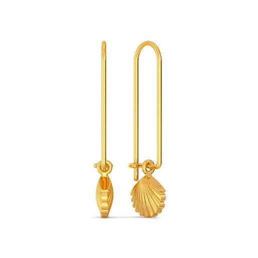 Sunny Hoops Gold Earrings