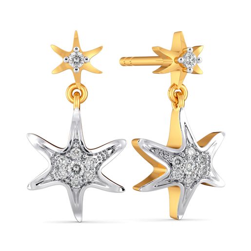 Surfin Stars Diamond Earrings
