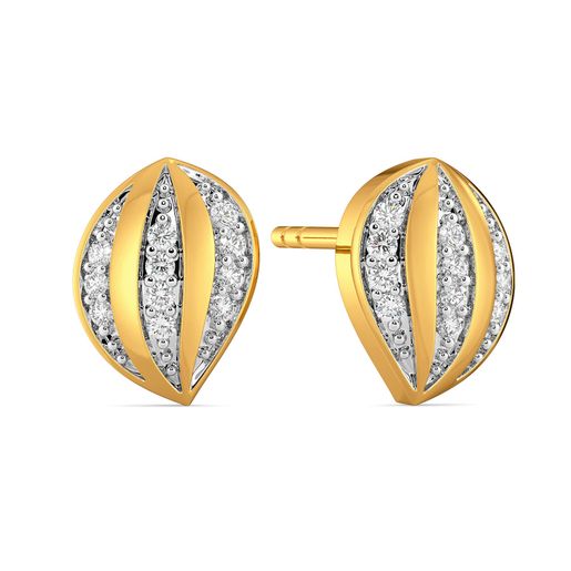 The Coral Conch Diamond Earrings