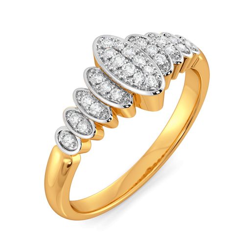 Pebble Revel Diamond Rings