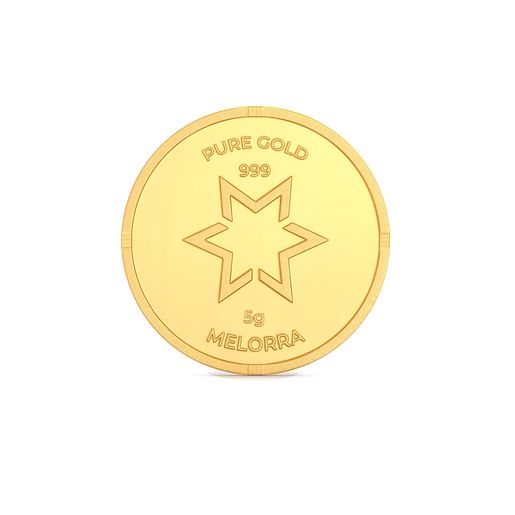 Goddess Lakshmi 5 Gram 24 Karat Gold Coins
