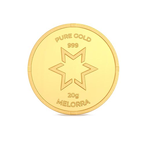 Goddess Lakshmi 20 Gram 24 Karat Gold Coins