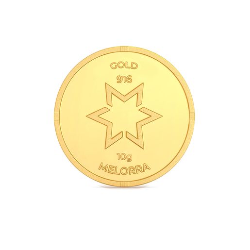 Goddess Lakshmi 10 Gram 22 Karat Gold Coins
