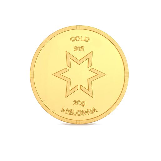 Goddess Lakshmi 20 Gram 22 Karat Gold Coins