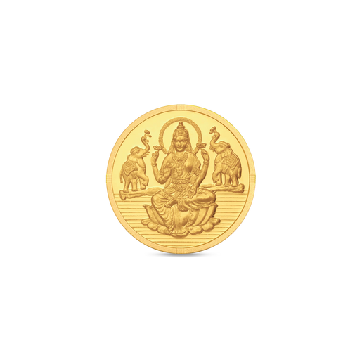 Goddess Lakshmi 3 Gram 24 Karat Gold Coins