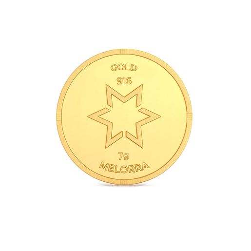 Goddess Lakshmi 7 Gram 22 Karat Gold Coins