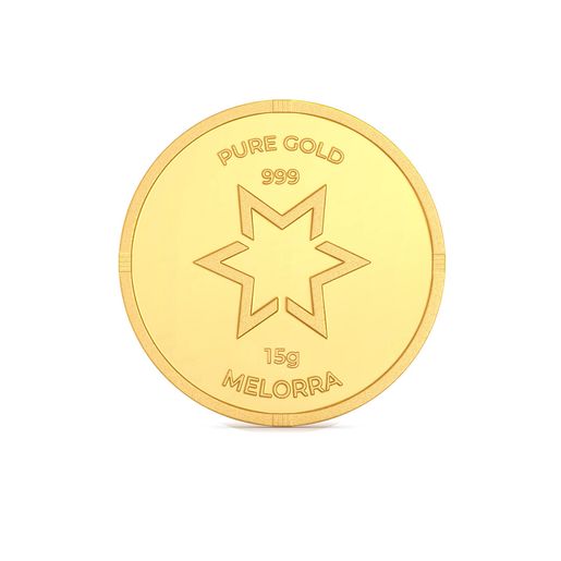 Goddess Lakshmi 15 Gram 24 Karat Gold Coins