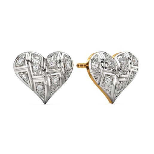 A Tartan Romance Diamond Earrings