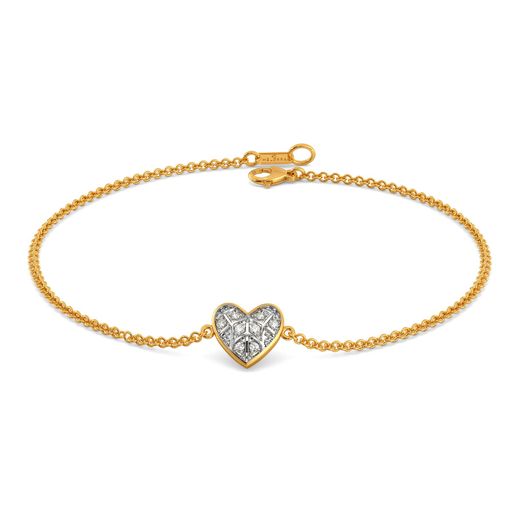 Tartan Heart Diamond Bracelets