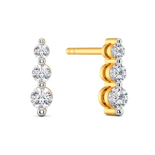 Troika Pact Diamond Earrings