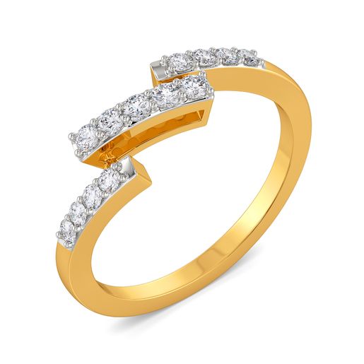 Slant Dance Diamond Rings