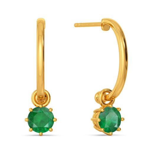 Green Glory Gemstone Earrings